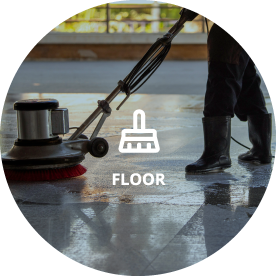 フロア清掃ワックスがけ